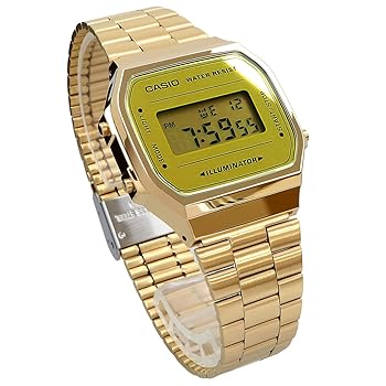 Amazon.co.jp: CASIO QUARTZ カシオクオーツ A168WEGM-9 腕時計